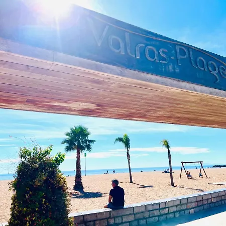 Les Néréides - T3 à 50m De La - Clim - Terrasse&bbq - Wifi/netflix Valras-Plage