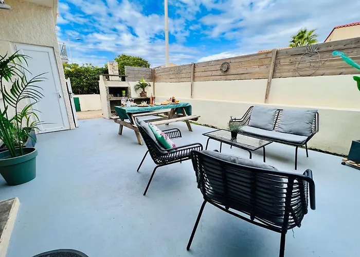 Les Nereides - T3 A 50m De La - Clim - Terrasse & Bbq - Wifi/netflix * Valras-Plage